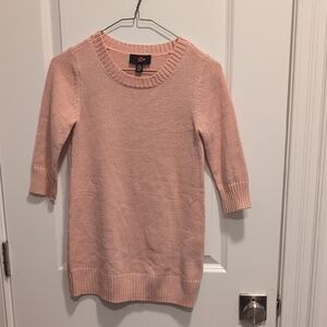 IZ Byer Girls Pink Shimmer Sweater Dress Size 10-12